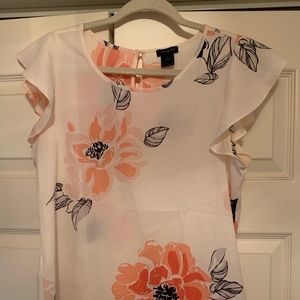 Ann Taylor floral blouse Medium